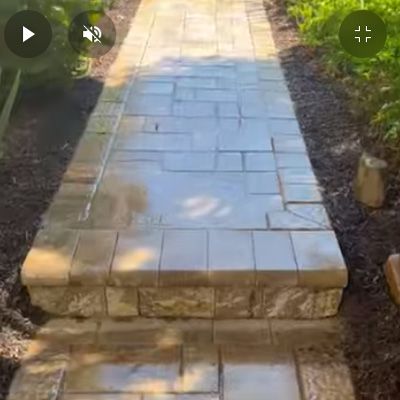 Paver Walkway with landing, West Chester, PA